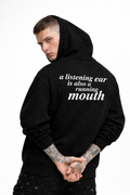 Listening Ear Hoodie – Limited-Mindset Black