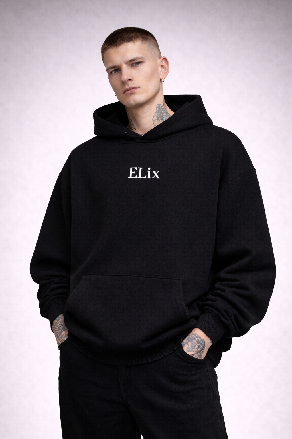 Listening Ear Hoodie – Limited-Mindset Black