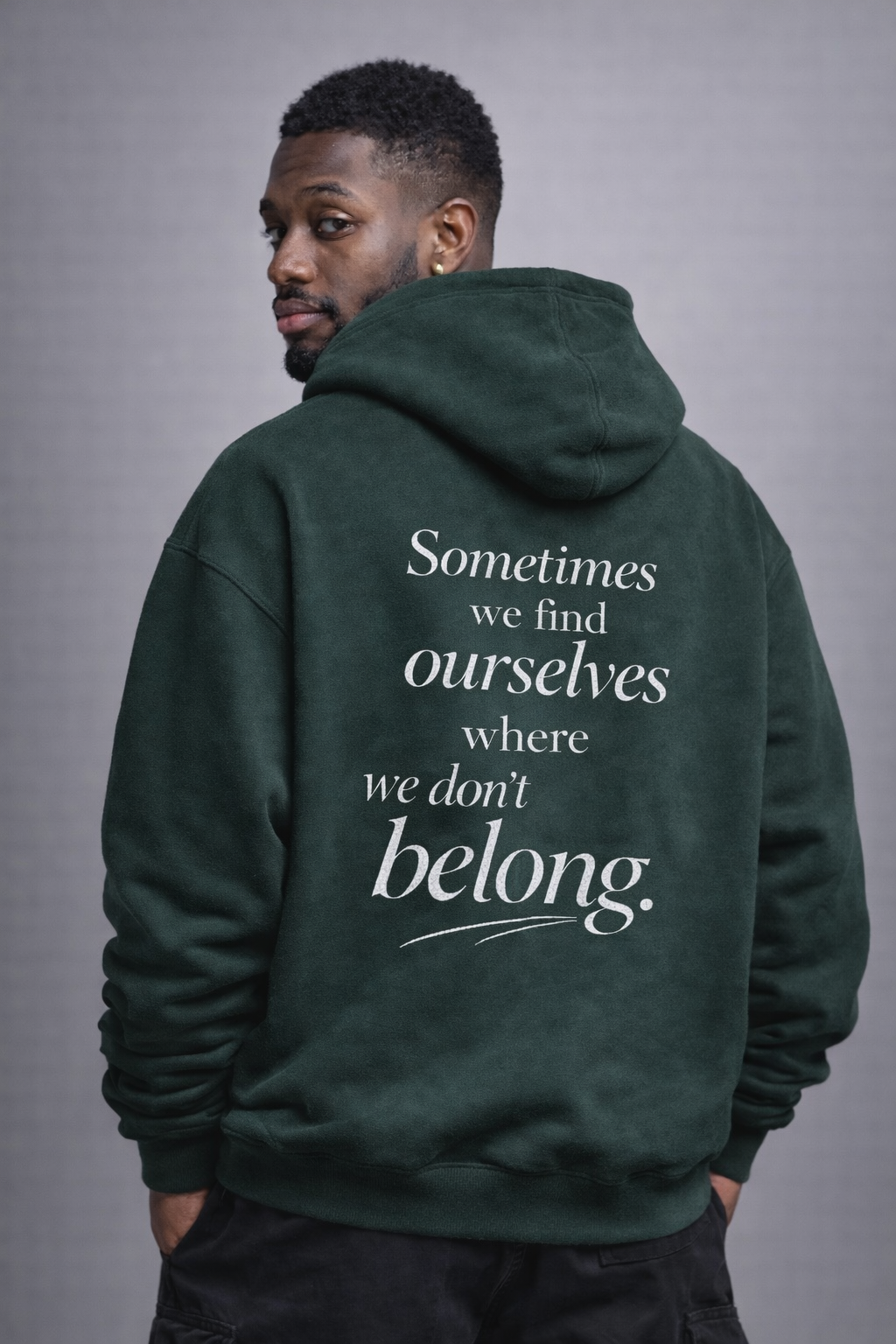 ELix Displaced Hoodie - Mindset Dark Green