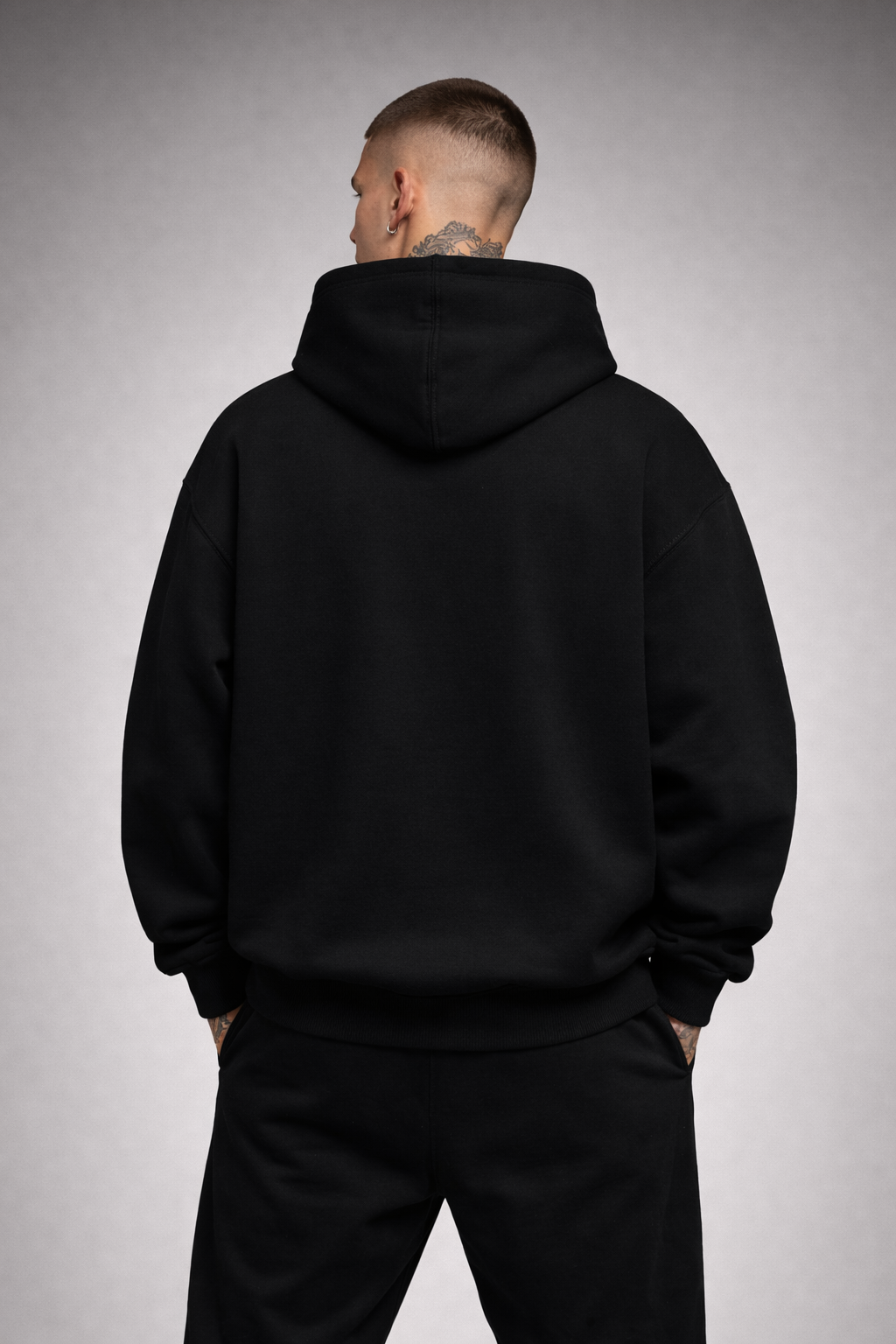 ELix Oversize Hoodie – Mindset-Black