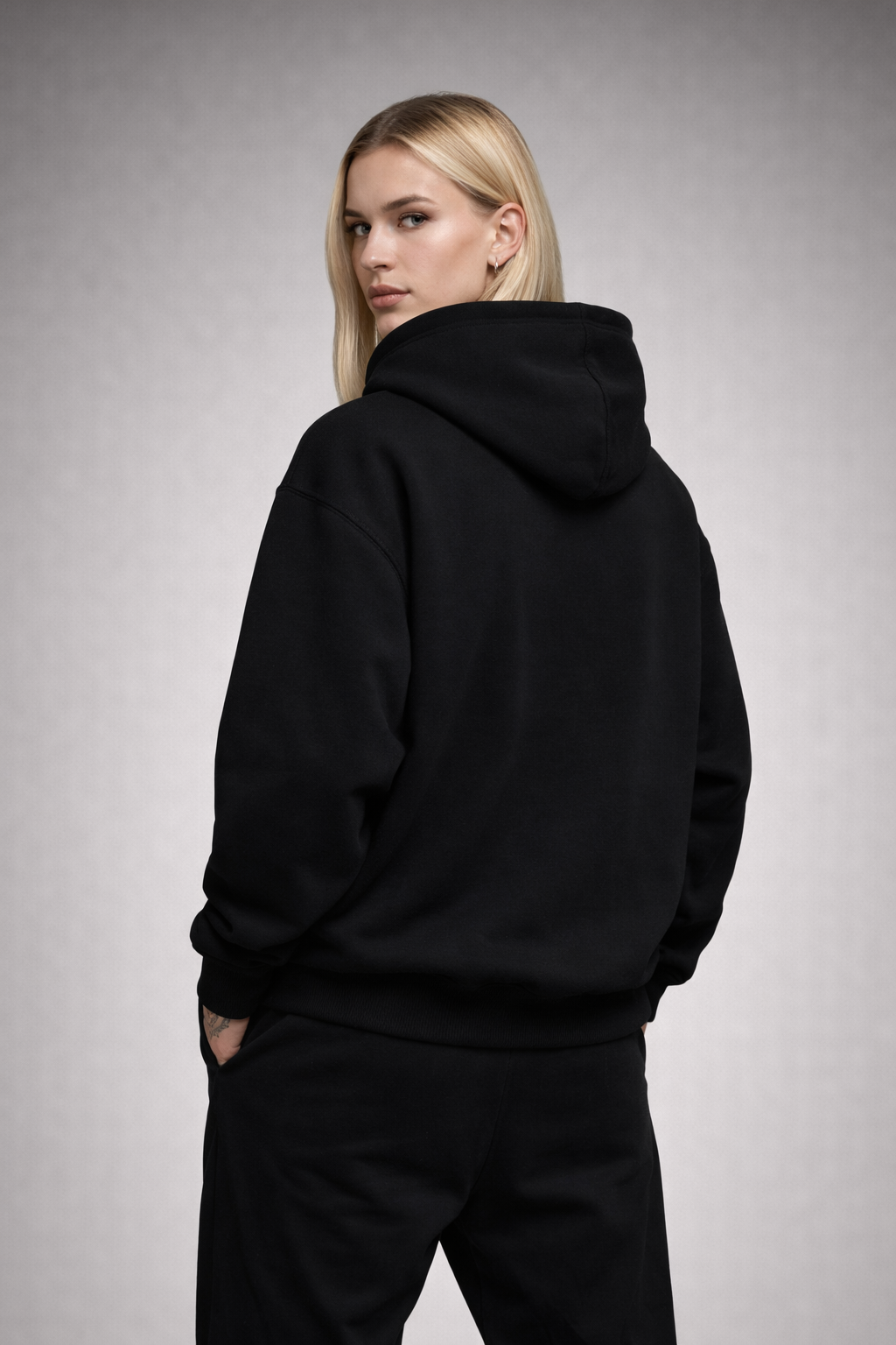 ELix Oversize Hoodie – Mindset-Black