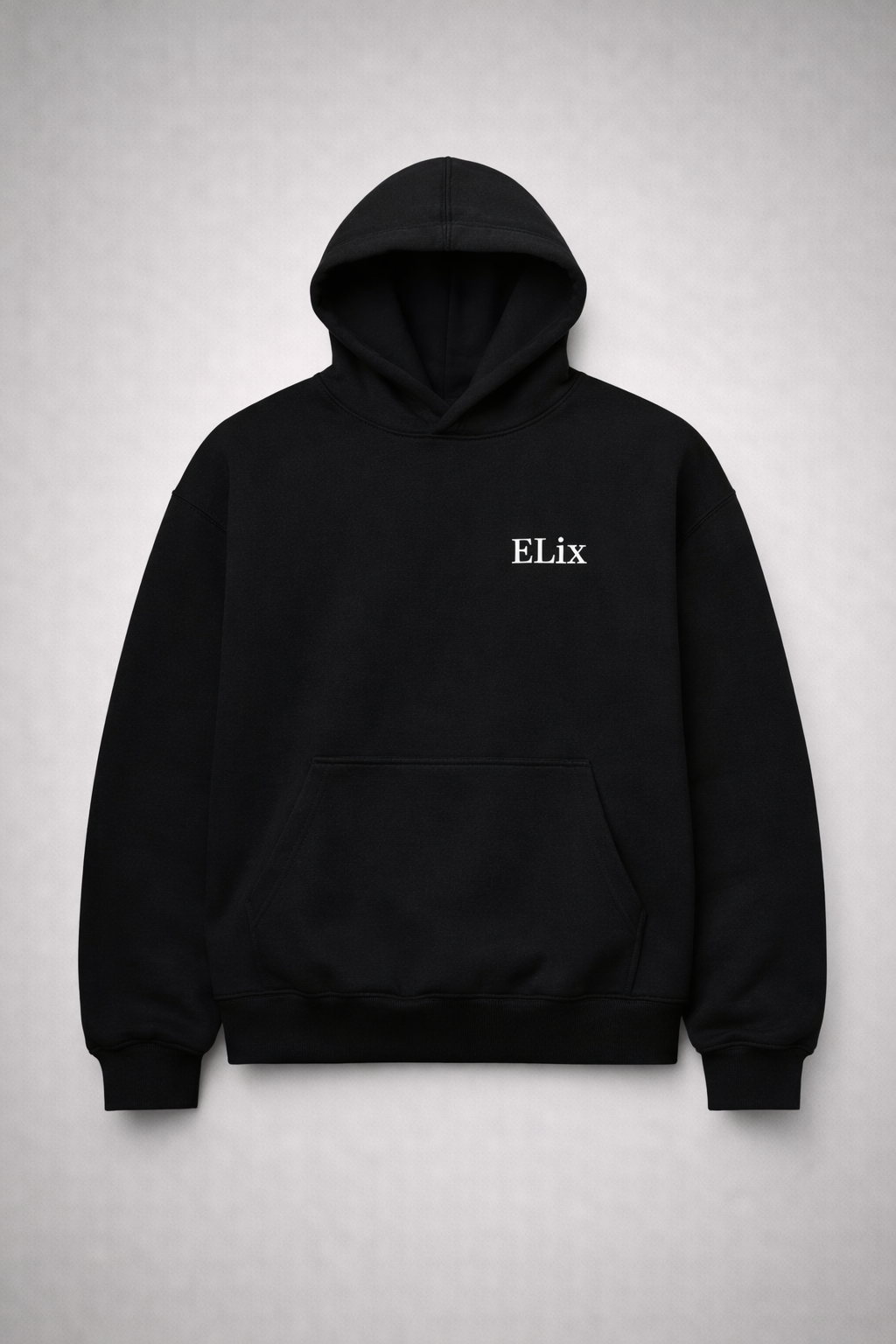 ELix Oversize Hoodie – Mindset-Black