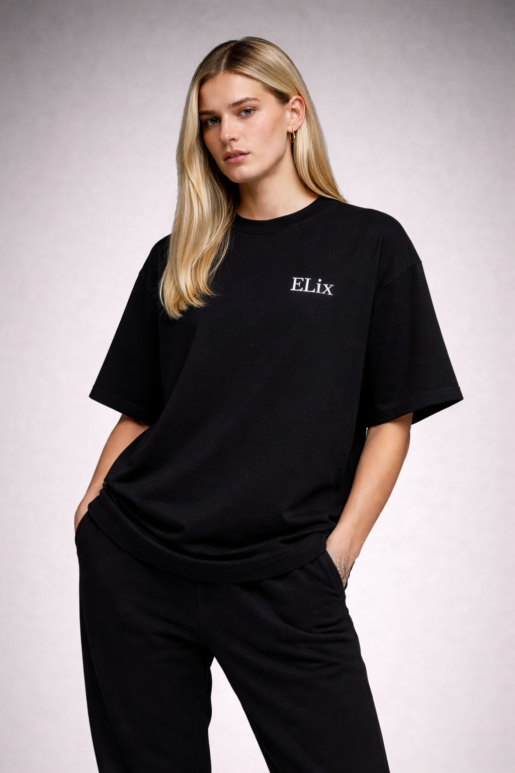 ELix Oversize T-Shirt – Mindset-Black