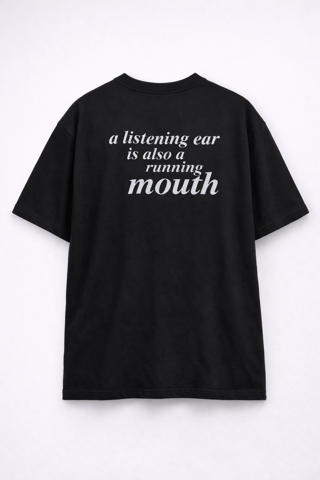 Listening Ear Tee Limited-Mindset-Black