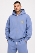 Rennsport Rössler x ELix Collection Signature Zip Hoodie – Racing Blue