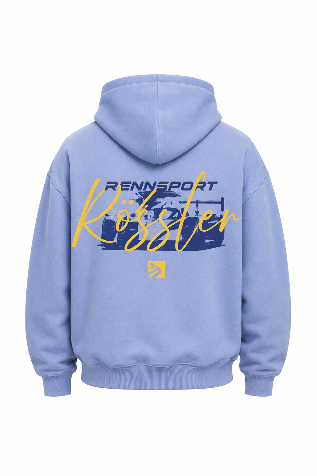 Rennsport Rössler x ELix Collection Signature Zip Hoodie – Racing Blue