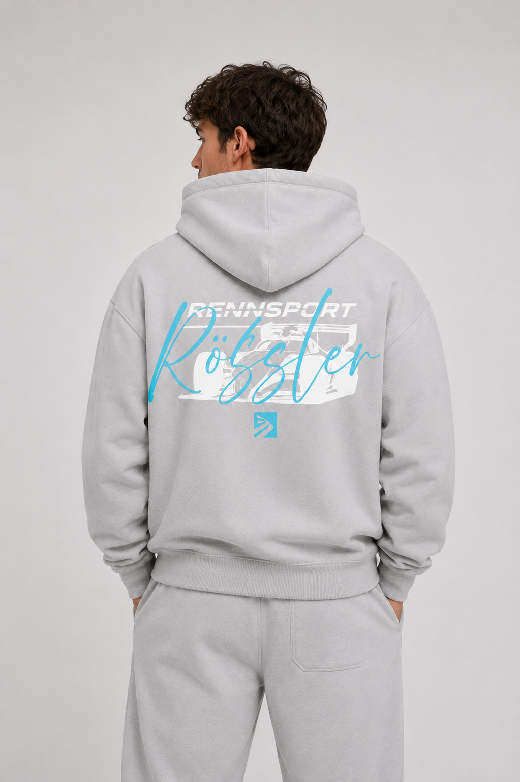 Rennsport Rössler x ELix Collection Signature Hoodie – Racing Grey